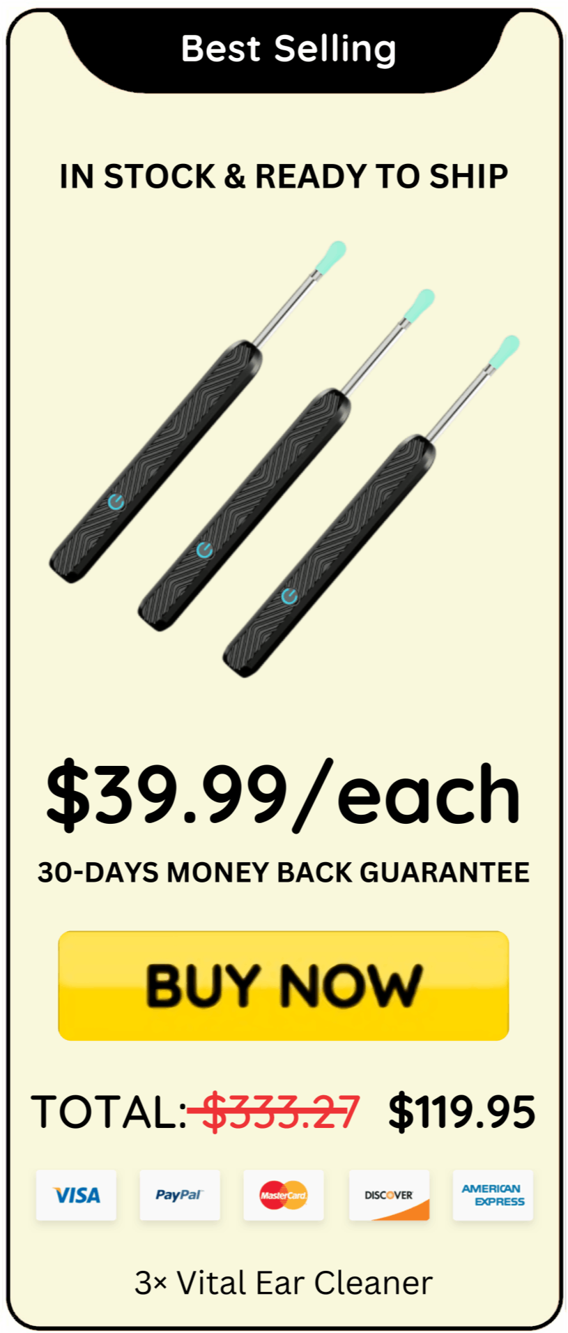 Vital Ear Cleaner offer price 